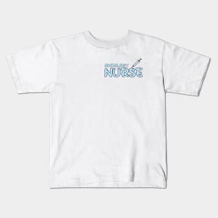 Oncology Nurse Blue Kids T-Shirt